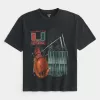 Boxy University of Miami Hurricanes Graphic Tee,Boxy University of Miami Hurricanes Graphic Tee Boxy University of Miami Hurricanes Graphic Tee,Boxy University of Miami Hurricanes Graphic Tee