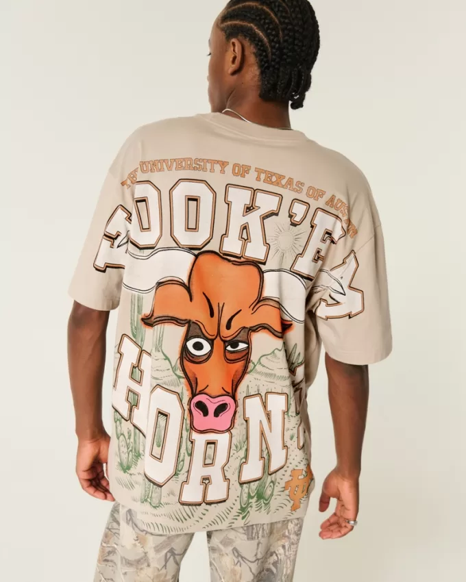 Boxy University of Texas Graphic Tee,Boxy University of Texas Graphic Tee Boxy University of Texas Graphic Tee,Boxy University of Texas Graphic Tee