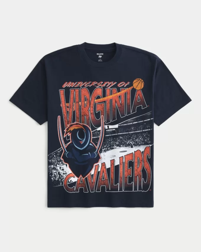 Boxy University of Virginia Cavaliers Graphic Tee,Boxy University of Virginia Cavaliers Graphic Tee Boxy University of Virginia Cavaliers Graphic Tee,Boxy University of Virginia Cavaliers Graphic Tee