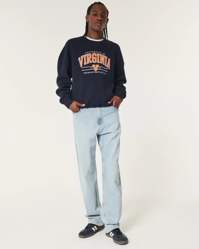 Boxy University of Virginia Graphic Crew Sweatshirt,Boxy University of Virginia Graphic Crew Sweatshirt Boxy University of Virginia Graphic Crew Sweatshirt,Boxy University of Virginia Graphic Crew Sweatshirt