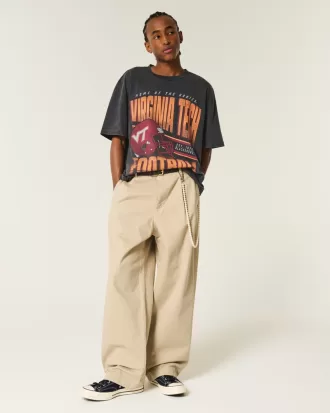 Boxy Virginia Tech Hokies Graphic Tee,Boxy Virginia Tech Hokies Graphic Tee