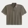 Boxy Washed Crop Polo,Boxy Washed Crop Polo Boxy Washed Crop Polo,Boxy Washed Crop Polo
