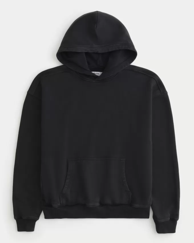 Boxy Washed Hoodie,Boxy Washed Hoodie