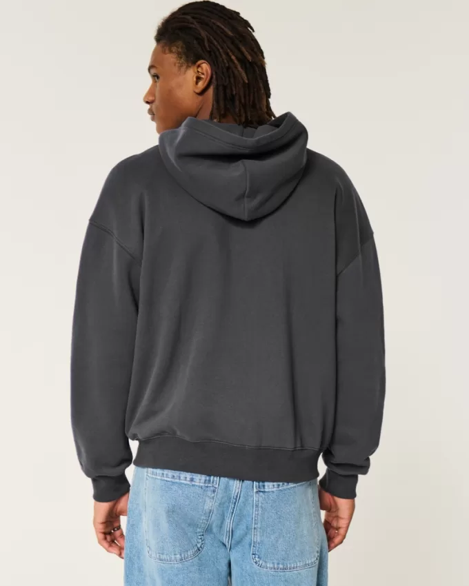 Boxy Zip-Up Hoodie,Boxy Zip-Up Hoodie Boxy Zip-Up Hoodie,Boxy Zip-Up Hoodie