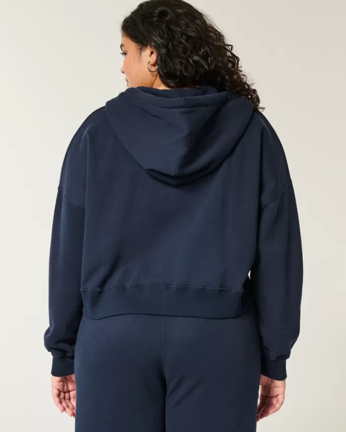 Boxy Zip-Up Hoodie,Boxy Zip-Up Hoodie Boxy Zip-Up Hoodie,Boxy Zip-Up Hoodie