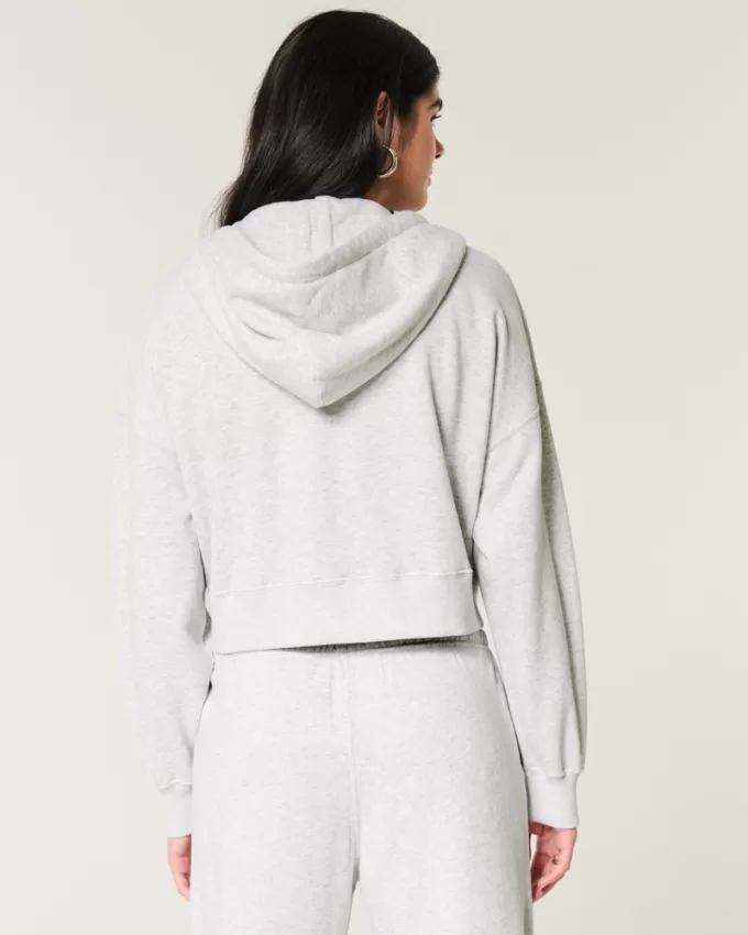 Boxy Zip-Up Hoodie,Boxy Zip-Up Hoodie Boxy Zip-Up Hoodie,Boxy Zip-Up Hoodie