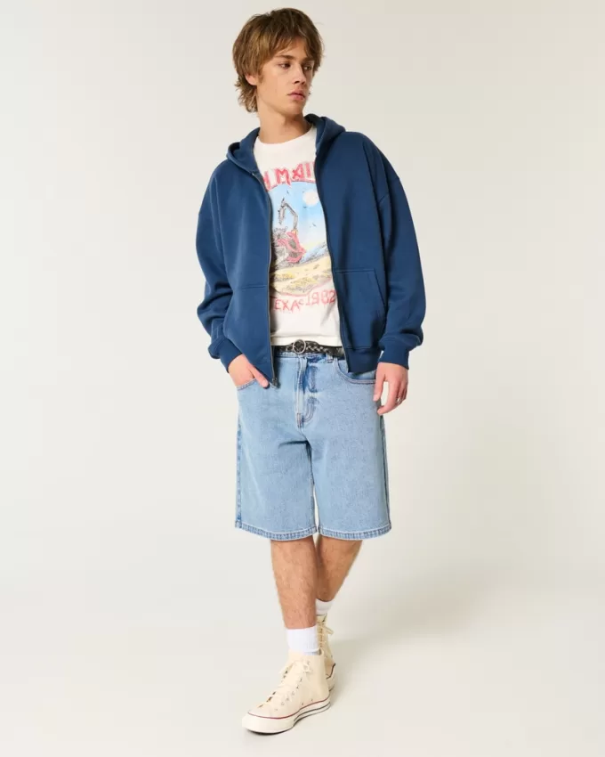 Boxy Zip-Up Hoodie,Boxy Zip-Up Hoodie Boxy Zip-Up Hoodie,Boxy Zip-Up Hoodie