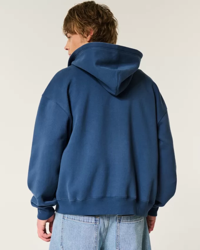 Boxy Zip-Up Hoodie,Boxy Zip-Up Hoodie Boxy Zip-Up Hoodie,Boxy Zip-Up Hoodie