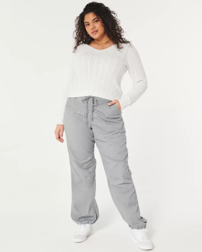 Cable-Knit V-Neck Sweater,Cable-Knit V-Neck Sweater Cable-Knit V-Neck Sweater,Cable-Knit V-Neck Sweater