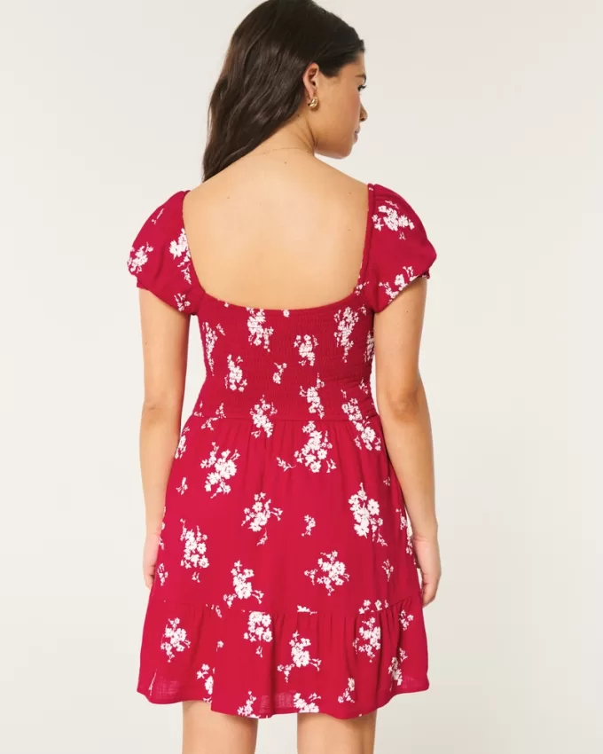 Channeled Waist Mini Dress,Channeled Waist Mini Dress Channeled Waist Mini Dress,Channeled Waist Mini Dress