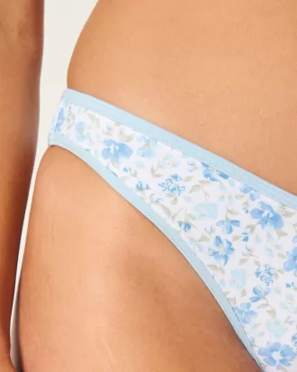 Contrast Strap High-Leg Cheeky Bikini Bottom,Contrast Strap High-Leg Cheeky Bikini Bottom