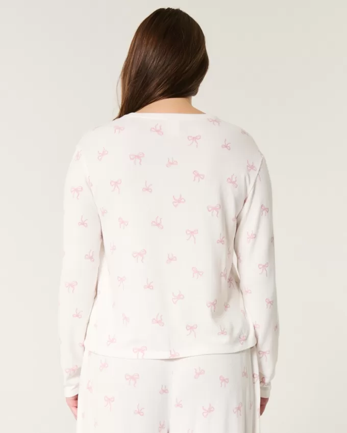 Cozy Long-Sleeve Pajama Shirt,Cozy Long-Sleeve Pajama Shirt