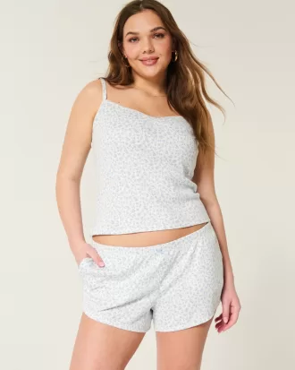 Cozy Pointelle Bow Shortie,Cozy Pointelle Bow Shortie