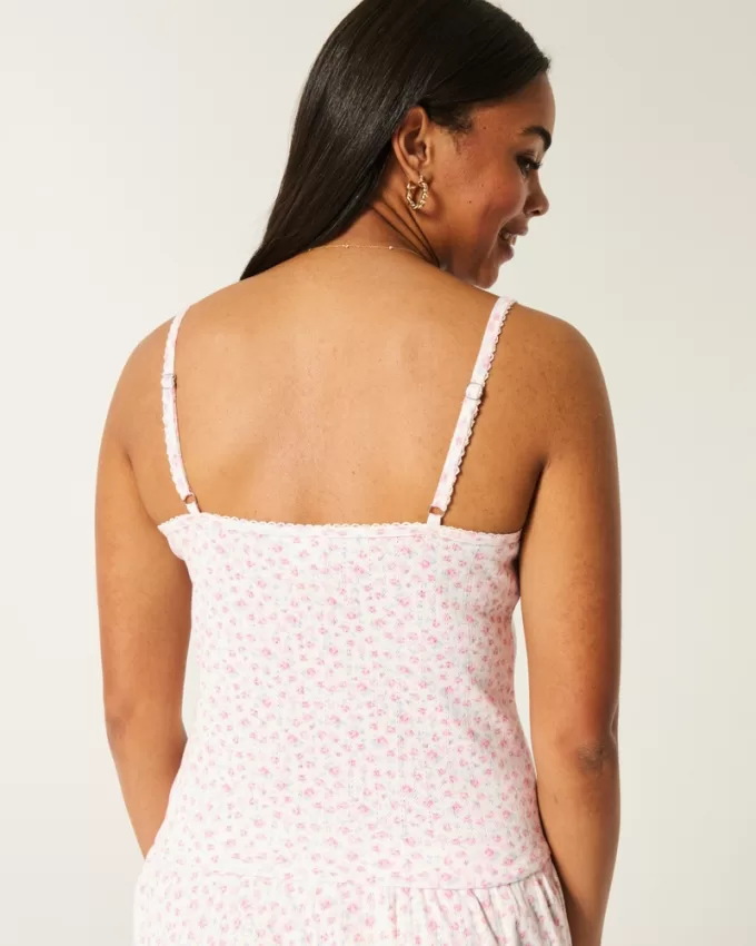 Cozy Pointelle Bow Tank,Cozy Pointelle Bow Tank Cozy Pointelle Bow Tank,Cozy Pointelle Bow Tank