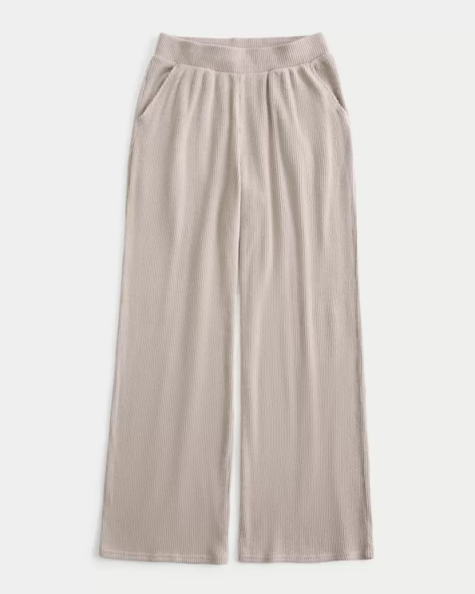 Cozy Ribbed Baggy Pants,Cozy Ribbed Baggy Pants