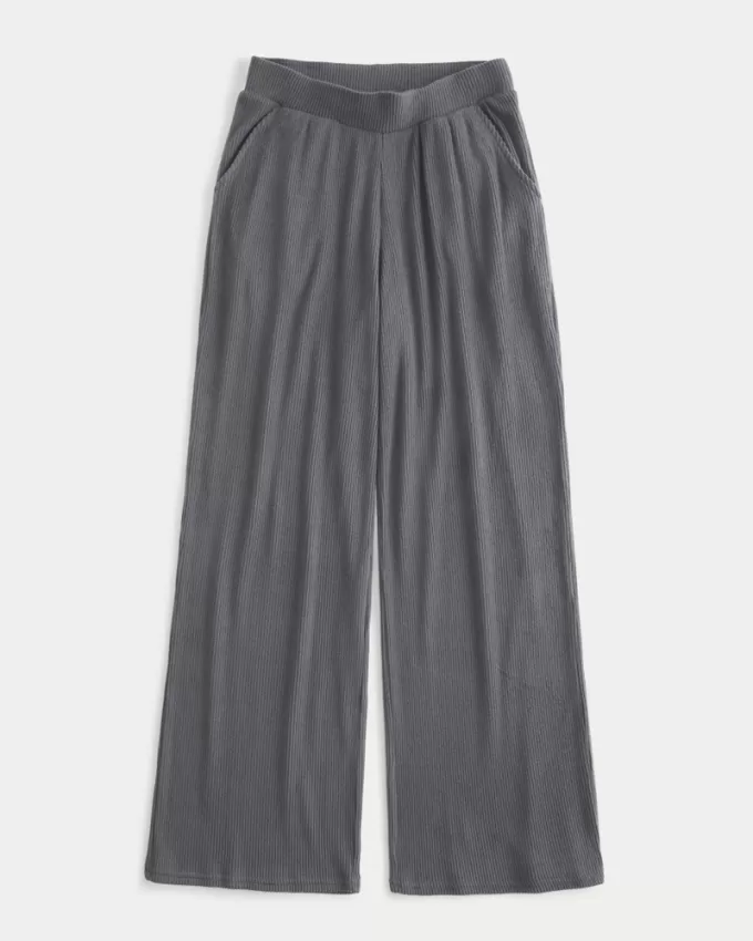 Cozy Ribbed Baggy Pants,Cozy Ribbed Baggy Pants