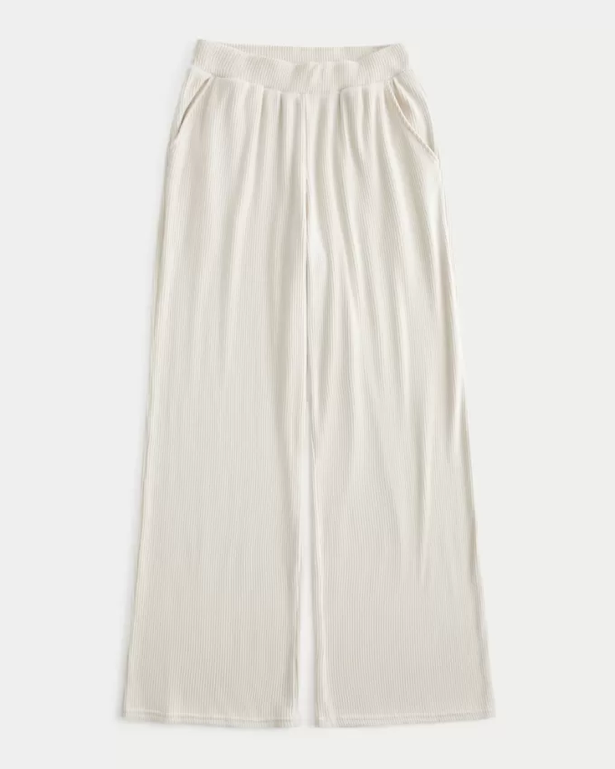 Cozy Ribbed Baggy Pants,Cozy Ribbed Baggy Pants