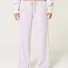 Cozy Ribbed Drawstring Baggy Pants,Cozy Ribbed Drawstring Baggy Pants