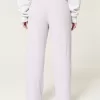 Cozy Ribbed Drawstring Baggy Pants,Cozy Ribbed Drawstring Baggy Pants