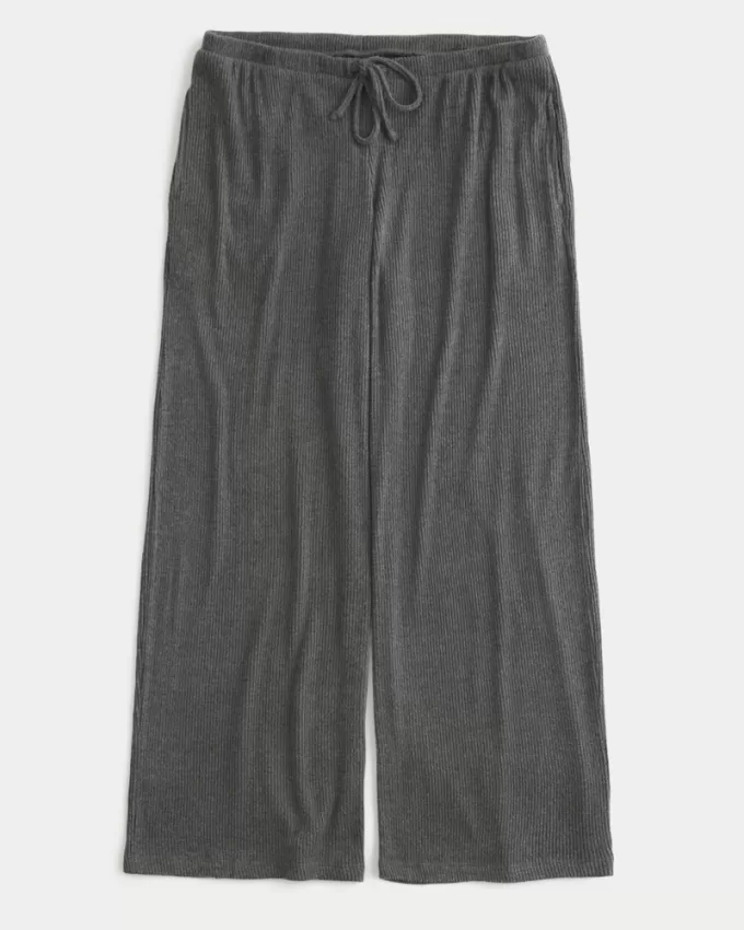 Cozy Ribbed Drawstring Baggy Pants,Cozy Ribbed Drawstring Baggy Pants Cozy Ribbed Drawstring Baggy Pants,Cozy Ribbed Drawstring Baggy Pants