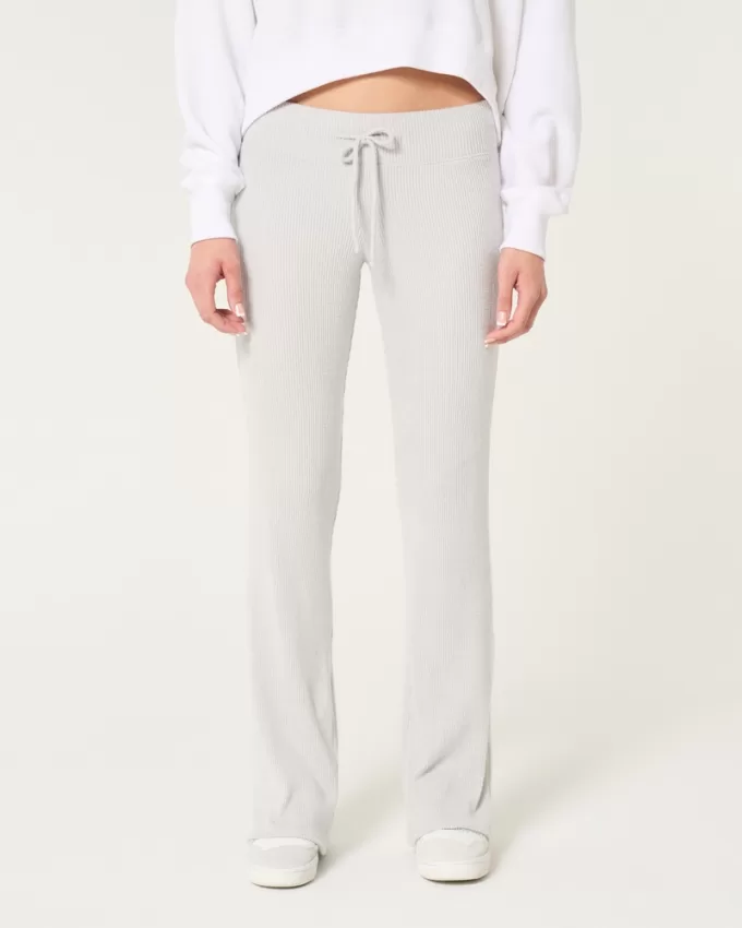 Cozy Ribbed Flare Pants,Cozy Ribbed Flare Pants