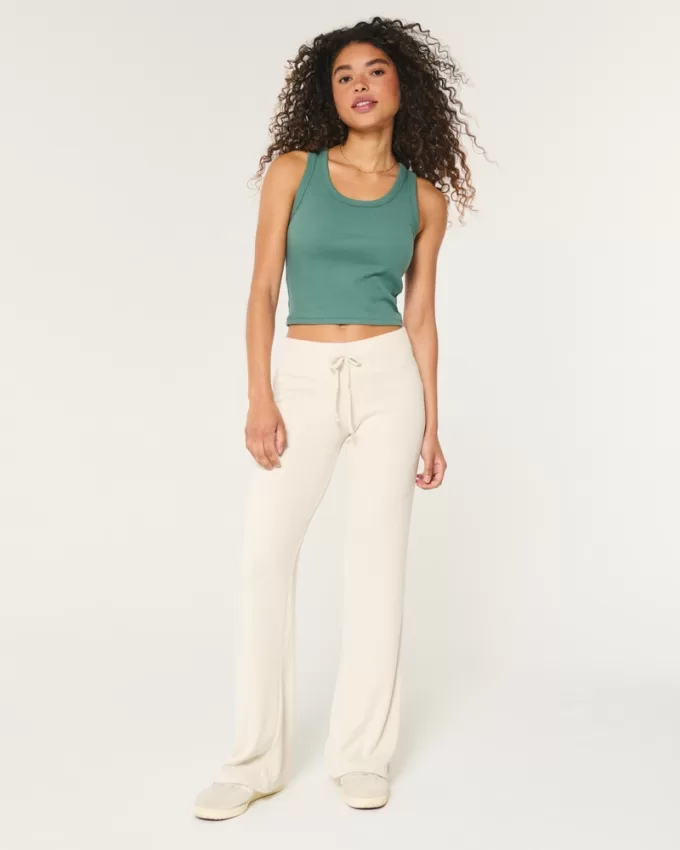Cozy Ribbed Flare Pants,Cozy Ribbed Flare Pants