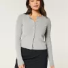 Cozy Ribbed Seamless Button-Through Crew Top,Cozy Ribbed Seamless Button-Through Crew Top Cozy Ribbed Seamless Button-Through Crew Top,Cozy Ribbed Seamless Button-Through Crew Top