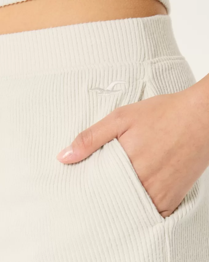 Cozy Ribbed Sleep Shorts,Cozy Ribbed Sleep Shorts