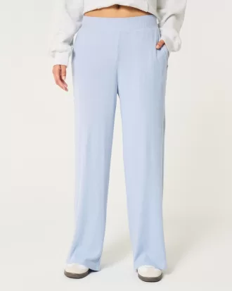 Cozy Ribbed Wide-Leg Pants,Cozy Ribbed Wide-Leg Pants