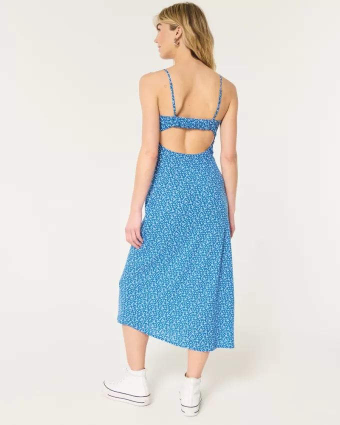Crepe Open Back Midi Slip Dress,Crepe Open Back Midi Slip Dress Crepe Open Back Midi Slip Dress,Crepe Open Back Midi Slip Dress