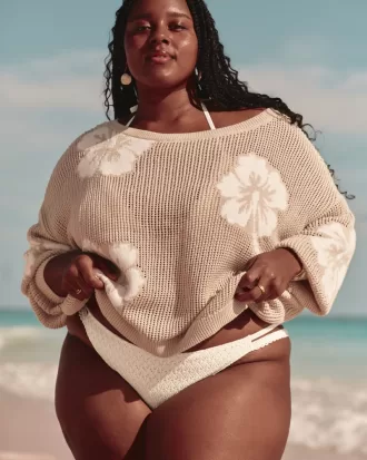 Crochet-Style Cheeky Bikini Bottom,Crochet-Style Cheeky Bikini Bottom Crochet-Style Cheeky Bikini Bottom,Crochet-Style Cheeky Bikini Bottom