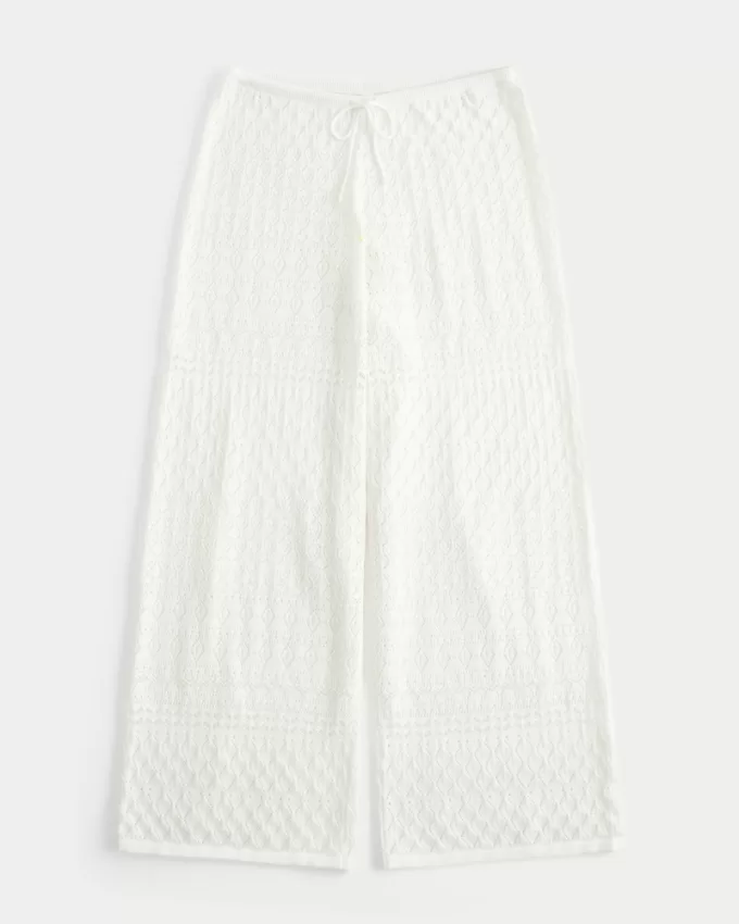 Crochet-Style Cover Up Pants,Crochet-Style Cover Up Pants Crochet-Style Cover Up Pants,Crochet-Style Cover Up Pants
