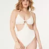 Crochet-Style One-Piece Cheeky Swimsuit,Crochet-Style One-Piece Cheeky Swimsuit