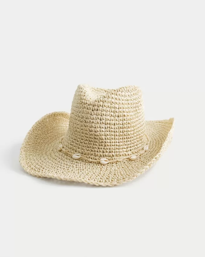 Crochet-Style Western Hat,Crochet-Style Western Hat Crochet-Style Western Hat,Crochet-Style Western Hat