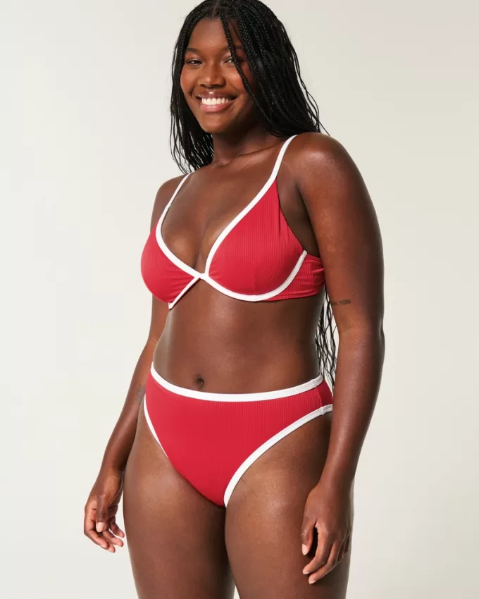 Curvy High-Leg High-Waist Ribbed Cheeky Bikini Bottom,Curvy High-Leg High-Waist Ribbed Cheeky Bikini Bottom Curvy High-Leg High-Waist Ribbed Cheeky Bikini Bottom,Curvy High-Leg High-Waist Ribbed Cheeky Bikini Bottom