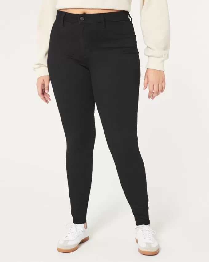 Curvy High-Rise Black Jean Leggings,Curvy High-Rise Black Jean Leggings Curvy High-Rise Black Jean Leggings,Curvy High-Rise Black Jean Leggings
