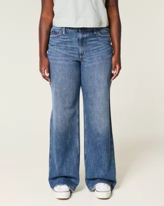 Curvy High-Rise Medium Wash Baggy Jeans,Curvy High-Rise Medium Wash Baggy Jeans Curvy High-Rise Medium Wash Baggy Jeans,Curvy High-Rise Medium Wash Baggy Jeans