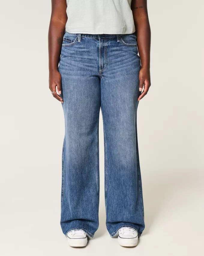 Curvy High-Rise Medium Wash Baggy Jeans,Curvy High-Rise Medium Wash Baggy Jeans Curvy High-Rise Medium Wash Baggy Jeans,Curvy High-Rise Medium Wash Baggy Jeans