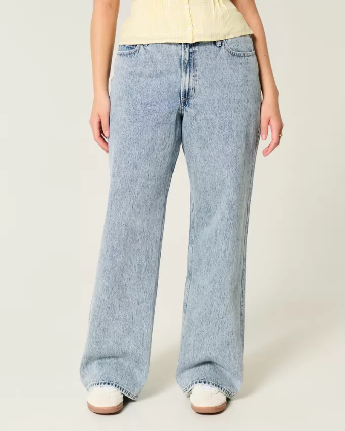 Curvy High-Rise Medium Wash Baggy Jeans,Curvy High-Rise Medium Wash Baggy Jeans Curvy High-Rise Medium Wash Baggy Jeans,Curvy High-Rise Medium Wash Baggy Jeans