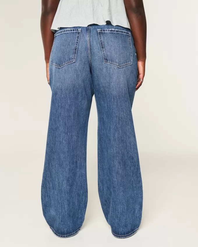 Curvy High-Rise Medium Wash Baggy Jeans,Curvy High-Rise Medium Wash Baggy Jeans Curvy High-Rise Medium Wash Baggy Jeans,Curvy High-Rise Medium Wash Baggy Jeans