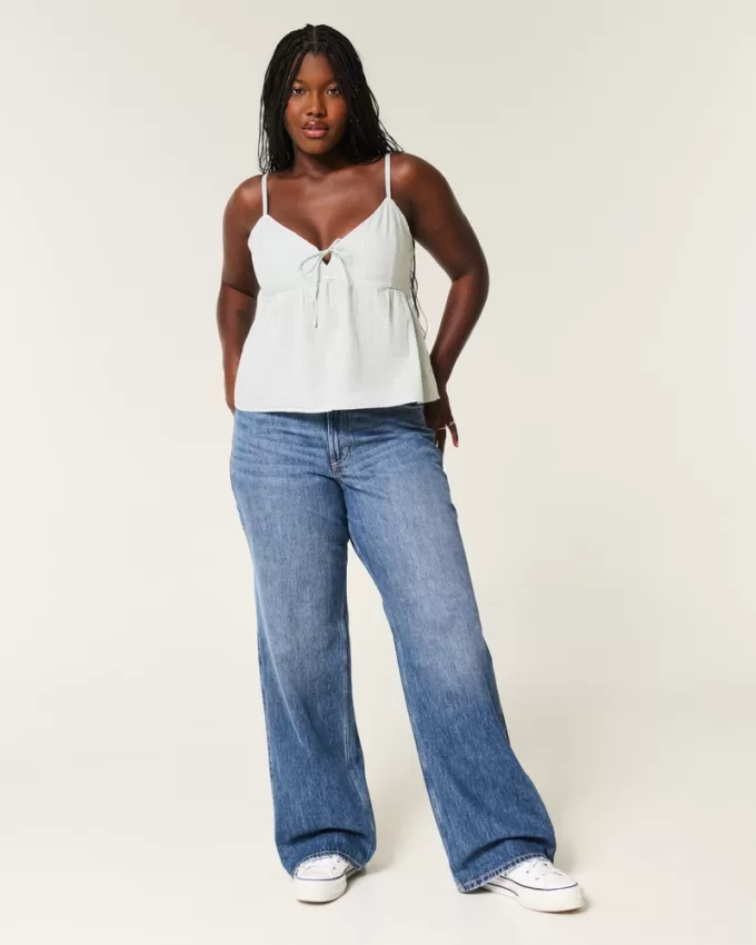 Curvy High-Rise Medium Wash Baggy Jeans,Curvy High-Rise Medium Wash Baggy Jeans Curvy High-Rise Medium Wash Baggy Jeans,Curvy High-Rise Medium Wash Baggy Jeans