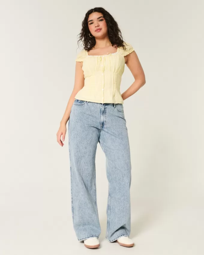 Curvy High-Rise Medium Wash Baggy Jeans,Curvy High-Rise Medium Wash Baggy Jeans Curvy High-Rise Medium Wash Baggy Jeans,Curvy High-Rise Medium Wash Baggy Jeans