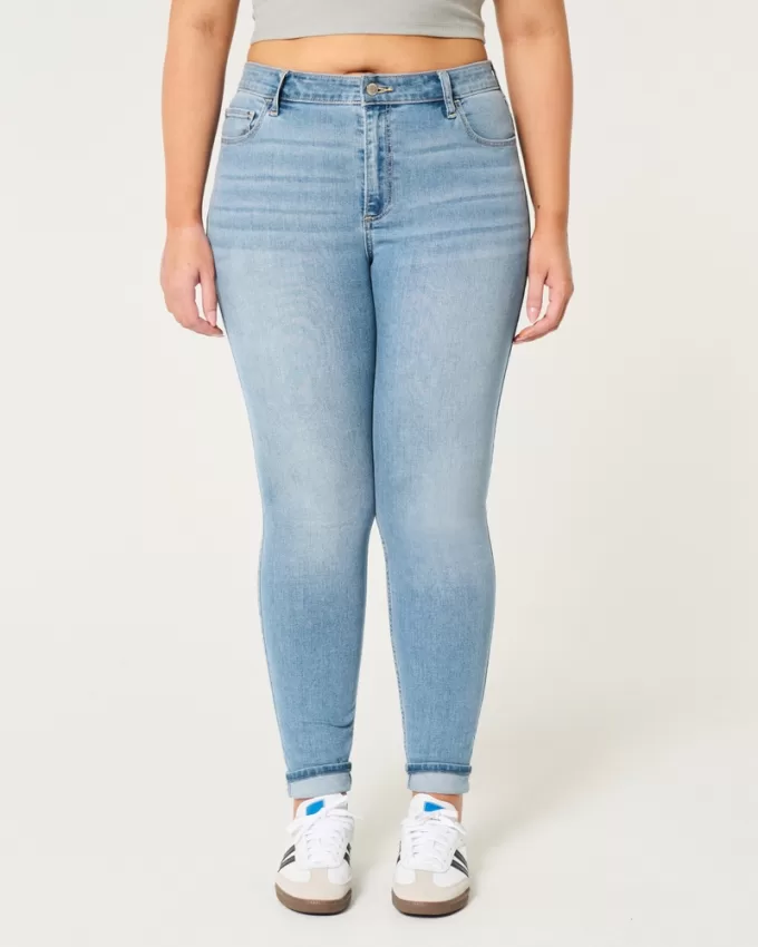 Curvy High-Rise Medium Wash Super Skinny Jeans,Curvy High-Rise Medium Wash Super Skinny Jeans Curvy High-Rise Medium Wash Super Skinny Jeans,Curvy High-Rise Medium Wash Super Skinny Jeans