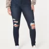 Curvy High-Rise Ripped Dark Wash Jean Leggings,Curvy High-Rise Ripped Dark Wash Jean Leggings Curvy High-Rise Ripped Dark Wash Jean Leggings,Curvy High-Rise Ripped Dark Wash Jean Leggings