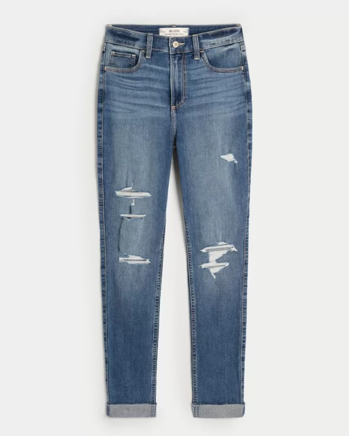 Curvy High-Rise Ripped Medium Wash Super Skinny Jeans,Curvy High-Rise Ripped Medium Wash Super Skinny Jeans Curvy High-Rise Ripped Medium Wash Super Skinny Jeans,Curvy High-Rise Ripped Medium Wash Super Skinny Jeans