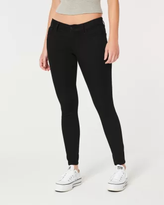 Curvy Low-Rise Black Super Skinny Jeans,Curvy Low-Rise Black Super Skinny Jeans