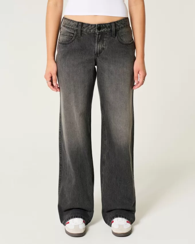 Curvy Low-Rise Washed Black Baggy Jeans,Curvy Low-Rise Washed Black Baggy Jeans Curvy Low-Rise Washed Black Baggy Jeans,Curvy Low-Rise Washed Black Baggy Jeans