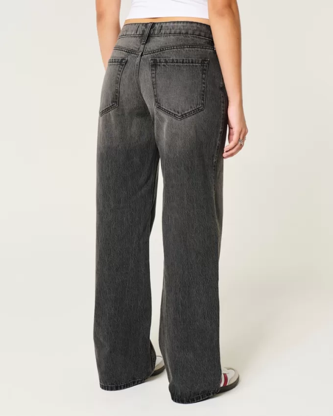 Curvy Low-Rise Washed Black Baggy Jeans,Curvy Low-Rise Washed Black Baggy Jeans Curvy Low-Rise Washed Black Baggy Jeans,Curvy Low-Rise Washed Black Baggy Jeans