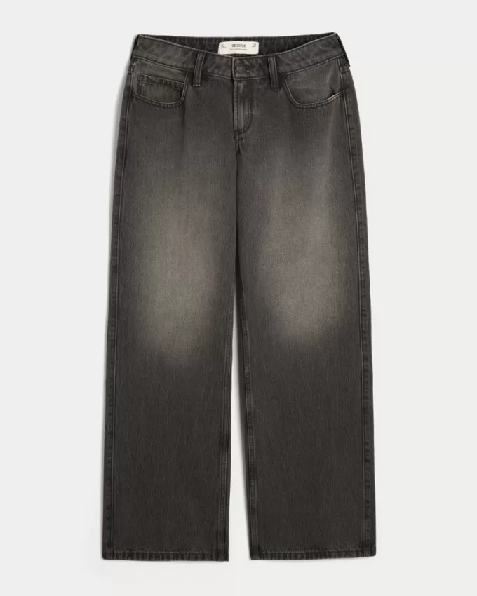 Curvy Low-Rise Washed Black Baggy Jeans,Curvy Low-Rise Washed Black Baggy Jeans Curvy Low-Rise Washed Black Baggy Jeans,Curvy Low-Rise Washed Black Baggy Jeans