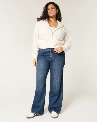 Curvy Mid-Rise Dark Wash Baggy Jeans,Curvy Mid-Rise Dark Wash Baggy Jeans Curvy Mid-Rise Dark Wash Baggy Jeans,Curvy Mid-Rise Dark Wash Baggy Jeans